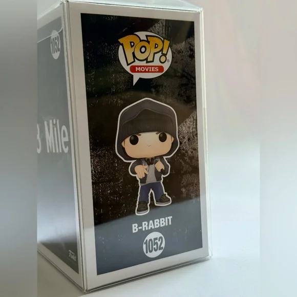 Funko Pop Movies/Rocks 1052 8 Mile B-Rabbit Eminem w/ PopShield Armor Protector - Picture 2 of 8